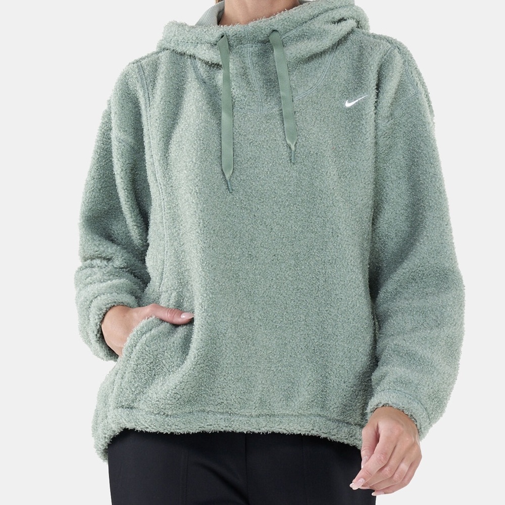 Nike Women's Sage Green Fleece Hoodie